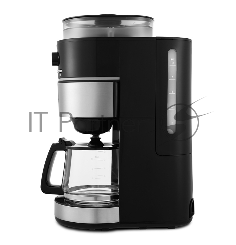 Кофеварка капельная Kitfort KT-737 1000Вт черный/серебристый