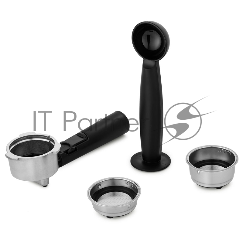 Кофеварка эспрессо Kitfort КТ-739 1100Вт черный/серебристый