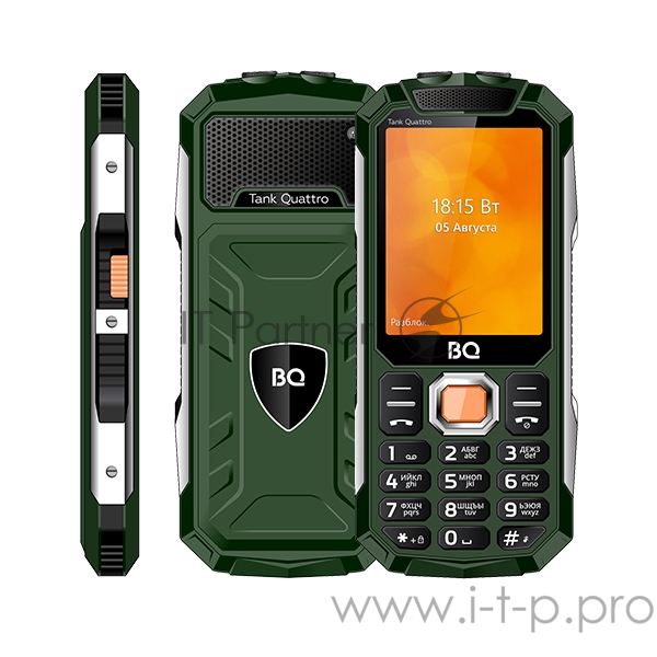 Мобильный телефон BQ 2819 Tank Quattro Green