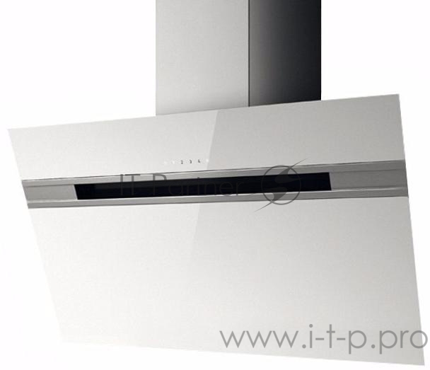 Вытяжки JET AIR Вытяжки JET AIR/ Декоративный дизайн, наклонная, 90 см, сенсорное управление, 800 куб. м. , белая