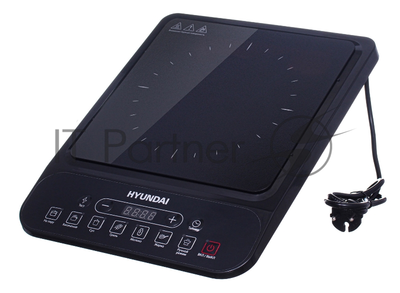 Плита электрическая HYUNDAI HYC-0101 черный эмаль (настольная)