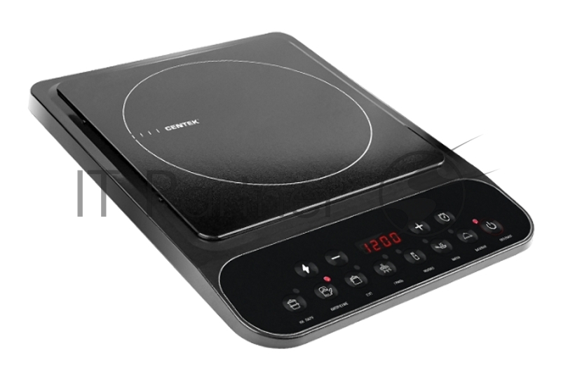 Плитка индукционная Centek CT-1517 Black <2000Вт> 8 настр. мощности, 7 программ, таймер, LED-дисплей