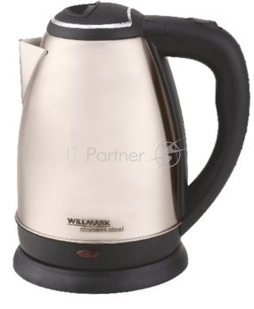 Чайник электрический WILLMARK WEK-1808SS (1.8л, поворот на 360 градусов, корп. из нерж. стали)Бежевый