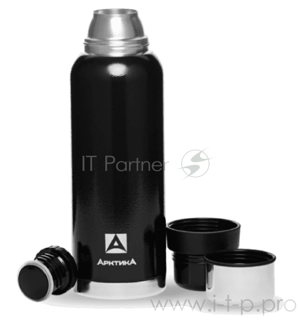 Термос Арктика 106-1600 чёрный, бытовой, вакуумный (для напитков)