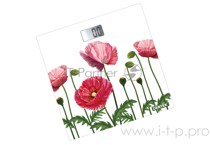 Весы напольные Centek CT-2416 (Маки) электронные 180кг, 0,1кг, LCD 45x28, размер 26х26см