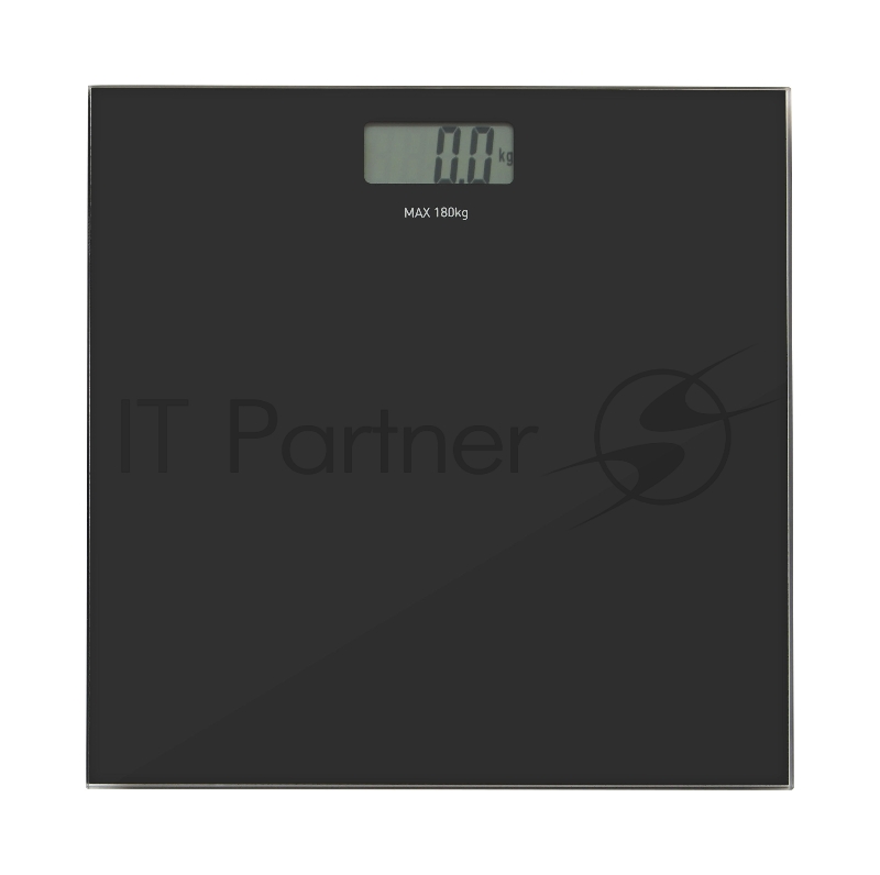 Весы напольные WILLMARK WBS-1811D (макс. вес 180кг, без измер.темп.цвета ) (Черный)