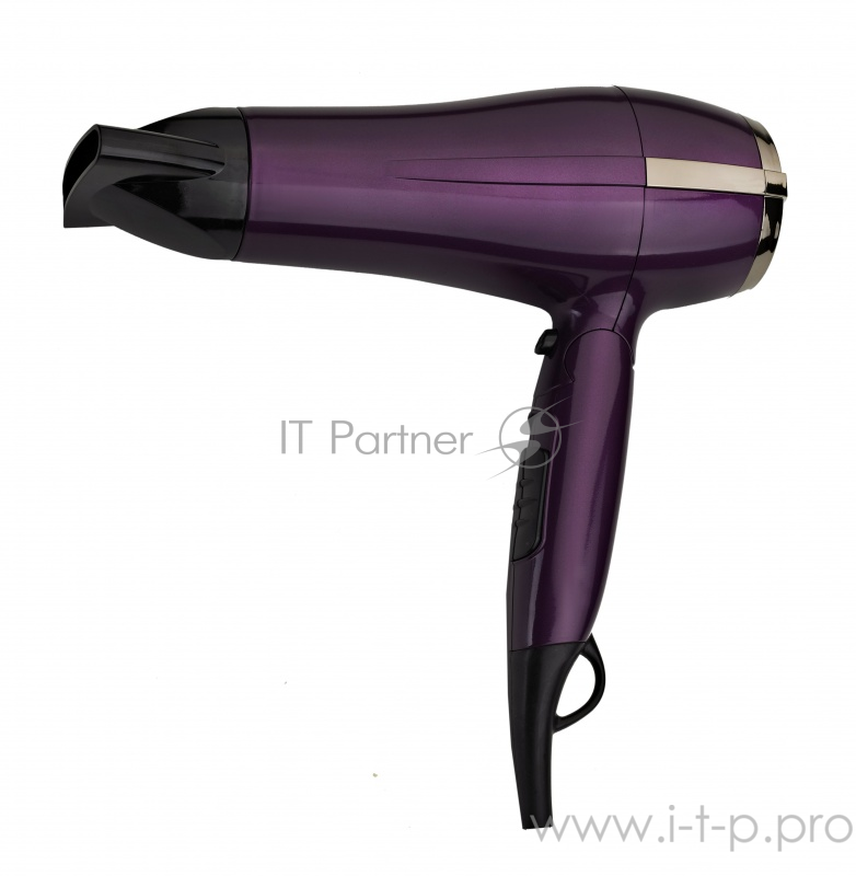 Фен WILLMARK WHD-225FI (фиолетовый, ионизация, складная ручка, 2200Вт,хол.воздух,3 режима)