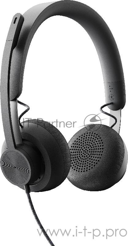 Гарнитура Logitech Headset Zone Wired UC Graphite