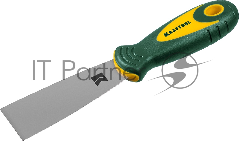 Шпательная лопатка KRAFTOOL с 2-компонент ручк, профилиров нержав полотно, 40мм