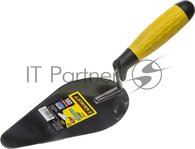 Кельма STAYER PROFI, овал, нержавеющее полотно, 2-х компонентная рукоятка, 180х95мм