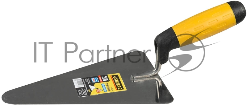 Кельма STAYER PROFI, треугольник, нержавеющее полотно, 2-х компонентная рукоятка, 200х145мм