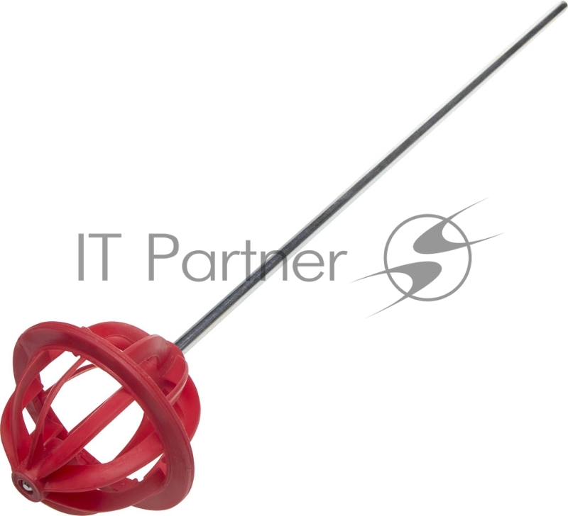 Миксер ЗУБР МАСТЕР ГЛОБУС пластмассовый, для красок, 66х60х400мм