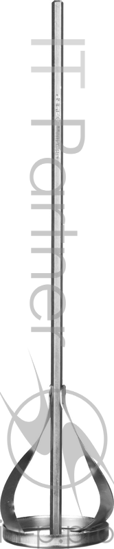 Миксер ЗУБР ПРОФЕССИОНАЛ для красок, шестигранный хвостовик, оцинкованный, 80х400мм