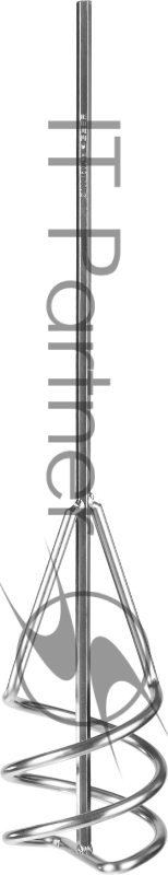 Миксер ЗУБР ПРОФЕССИОНАЛ для песчано-гравийных смесей, шестигранный хвостовик, оцинкованный, на подвеске, 100х500мм