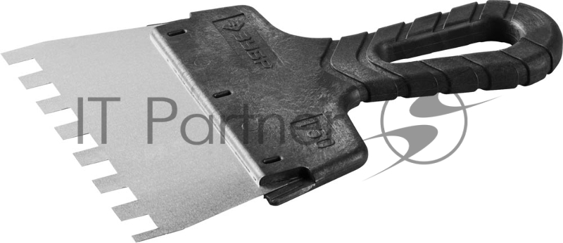 Шпатель ЗУБР МАСТЕР ФАСАДНЫЙ, нержавеющее полотно, 150мм, зуб 10х10мм