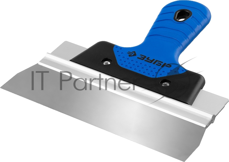 Шпатель ЗУБР ПРОФЕССИОНАЛ ФАСАДНЫЙ нержавеющий, 2к ручка. 200мм