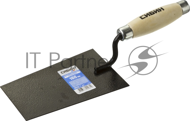 Кельма отделочника СИБИН с деревянной усиленной ручкой, КО