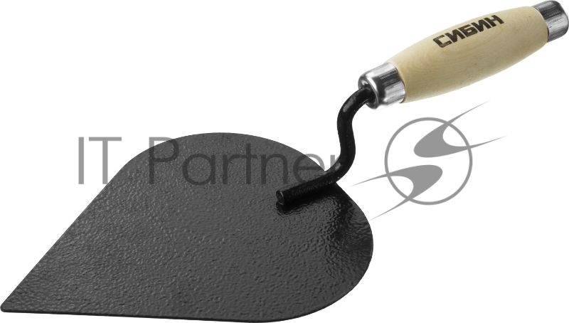 Кельма штукатура СИБИН с деревянной усиленной ручкой, КШ