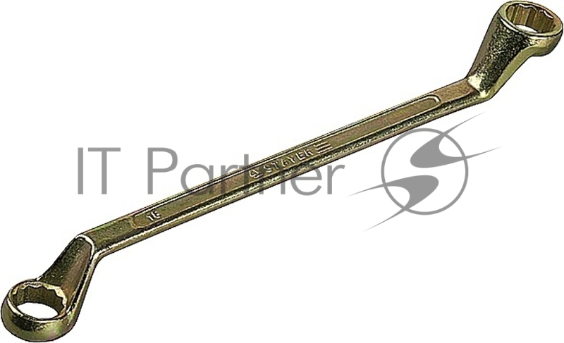 Накидной гаечный ключ изогнутый 8 х 9 мм, STAYER