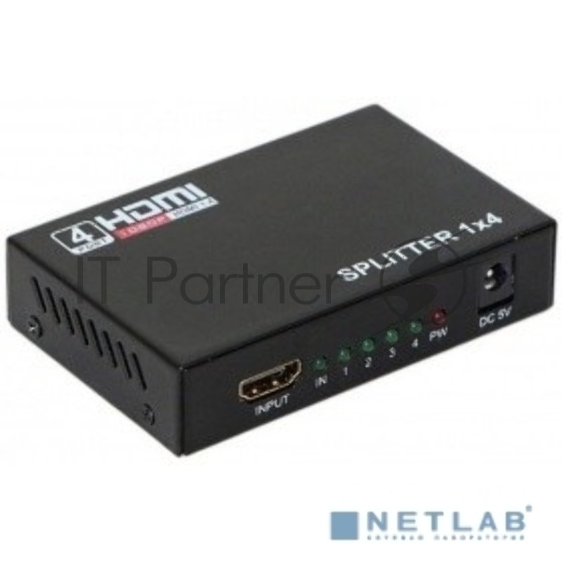 Разветвитель 4 порта HDMI ORIENT HSP0104HN, с блоком питания