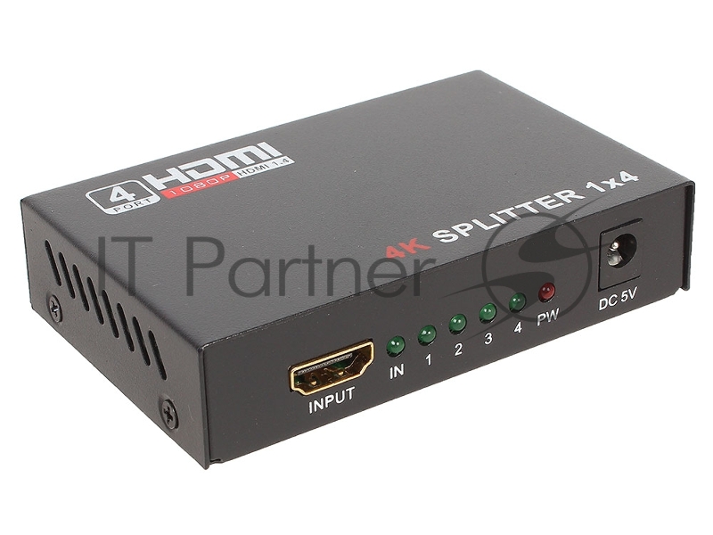 Разветвитель 4 порта HDMI ORIENT HSP0104HN, с блоком питания