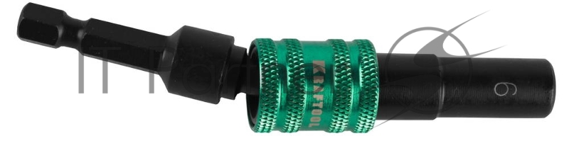Головка KRAFTOOL EXPERT 26395-06 магнитная шарнирная E 1/4 6мм 1шт