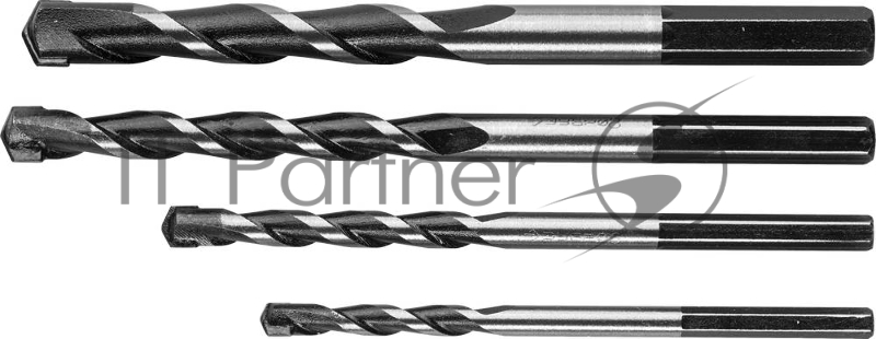 Набор сверл ЗУБР 2916-H4 СУПЕР-6 ударные HEX хвостовик 5-6-8-10мм 4шт.