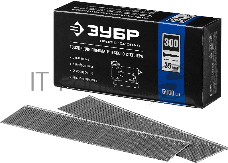 Гвозди для нейлера ЗУБР 35 мм тип 300, 5000 шт