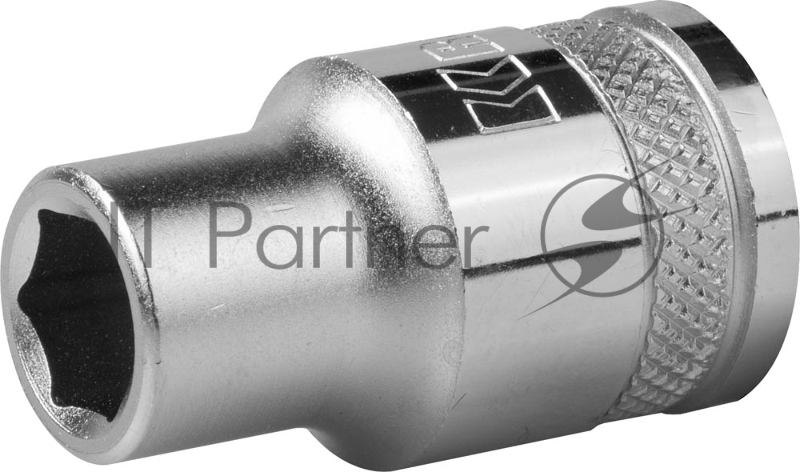 Торцовая головка KRAFTOOL INDUSTRIE QUALITAT, Cr-V, FLANK, хромосатинированная, 1/2, 10 мм