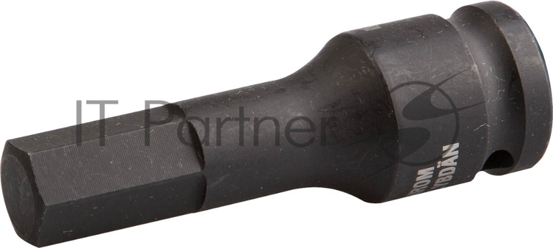 Торцовая головка KRAFTOOL INDUSTRIE QUALITAT ударная (1/2), HEX, Cr-Mo, фосфатированная, H17