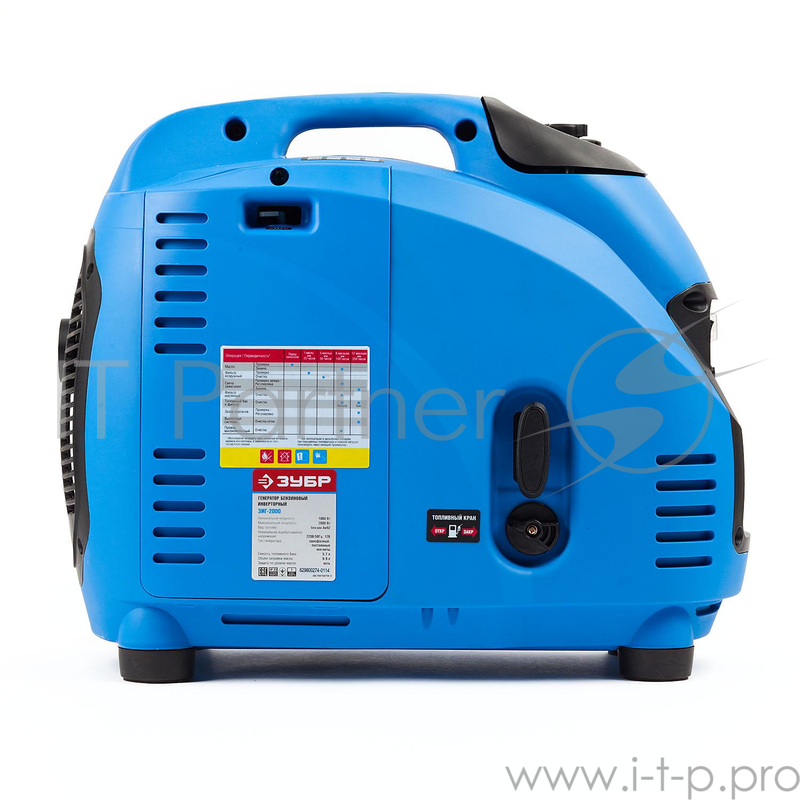 Инверторный бензиновый генератор ЗУБР ЗИГ-2000 2000/1600Вт 220В 4ткт эл-интелект