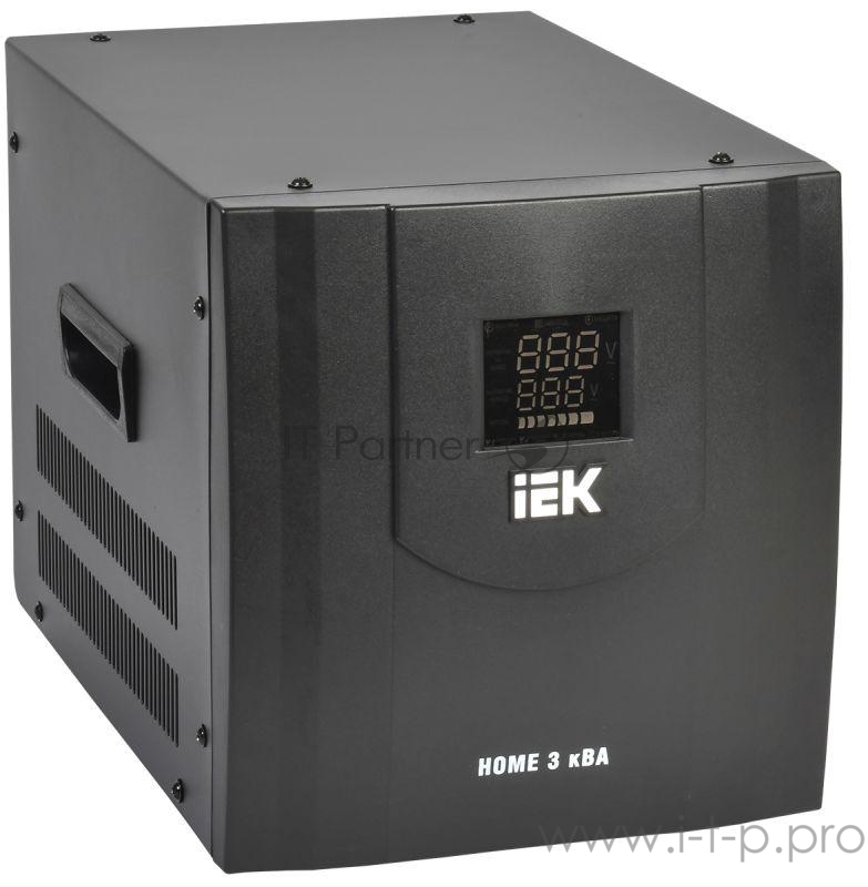Стабилизатор напряжения Iek IVS20-1-03000 серии HOME 3 кВА (СНР1-0-3) IEK