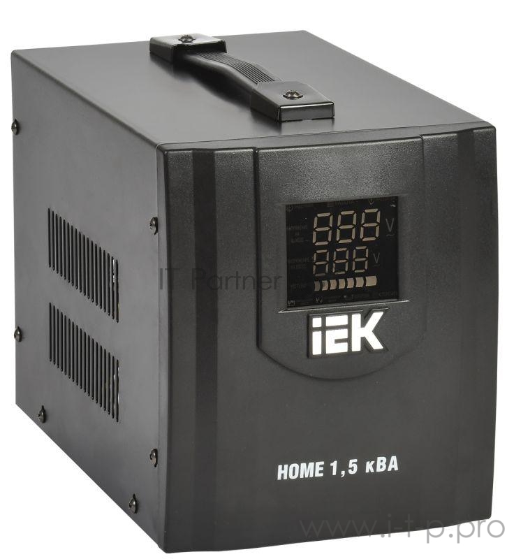 Стабилизатор напряжения Iek IVS20-1-01500 серии HOME 1,5 кВА (СНР1-0-1,5) IEK