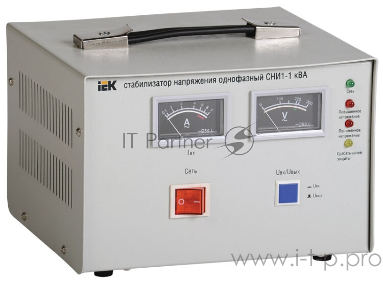 Стабилизатор напряжения Iek IVS10-1-01000 СНИ1-1 кВА однофазный ИЭК
