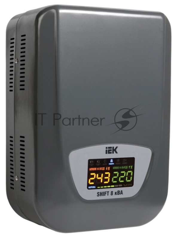 Стабилизатор напряжения Iek IVS12-1-08000 настенный серии Shift 8 кВА IEK