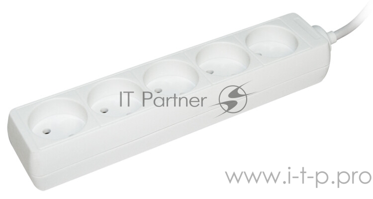 Удлинитель Iek WYP10-06-05-03-N У5 5 мест 2Р/3метра 2х0.75мм2 10А/250 IEK