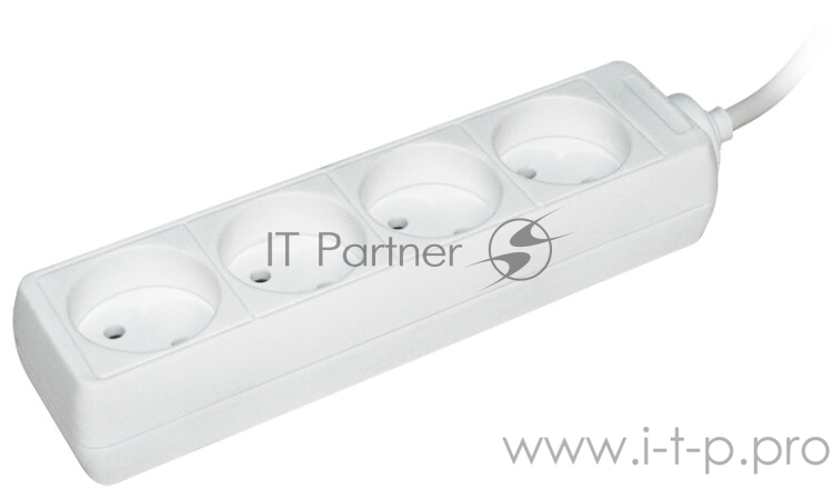 Удлинитель Iek WYP10-06-04-05-N У4 4 места 2Р/5метров 2х0.75мм2 10А/250 IEK