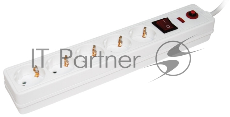 Сетевой фильтр Iek WFP10-16-05-03-N чСФ-05К-выкл. 5 мест 2Р+РЕ/3метра 3х1мм2