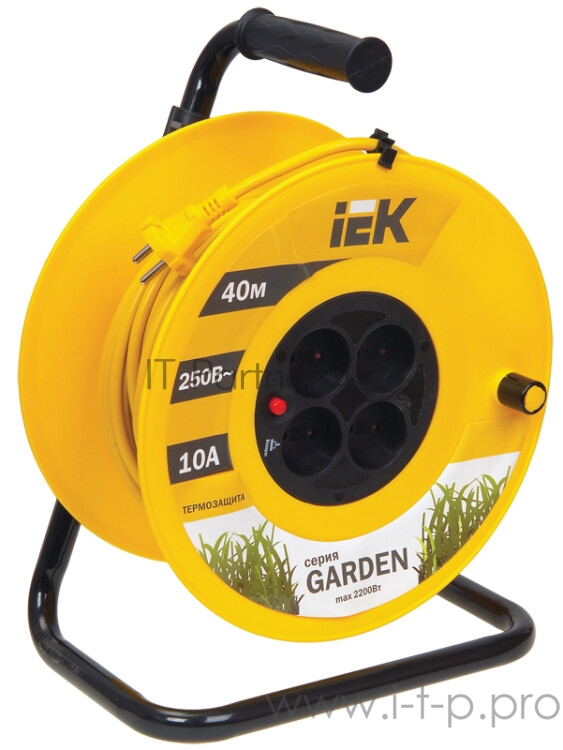 Катушка Iek WKP23-10-04-40 УК40 с т/з 4 места 2Р/40м 2х1,0 мм2 Garden