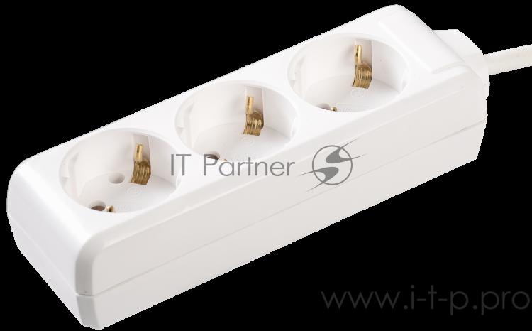 Удлинитель Iek WYP10-16-03-01-Z-17 У03 3 места 2 Р + P Е /1,5метра 3х1мм2 16А/250В IEK