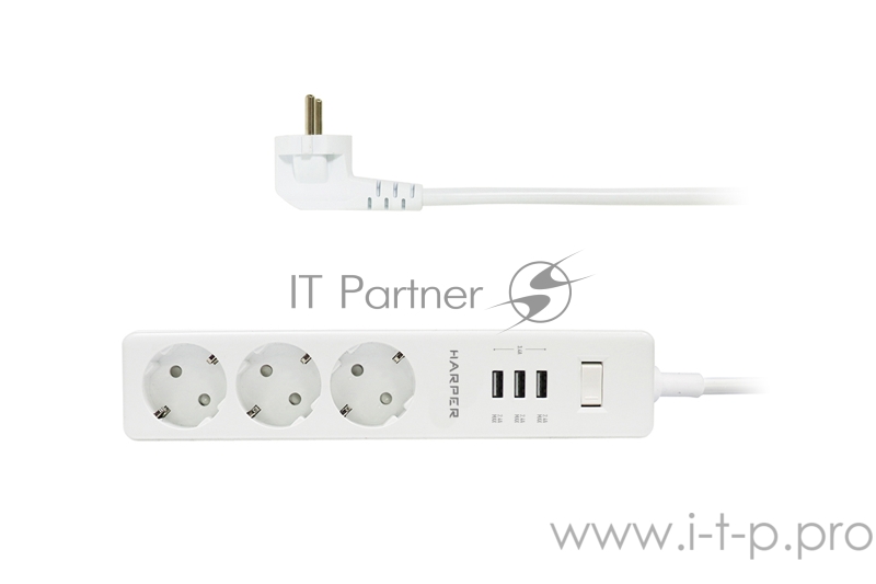 Удлинитель с USB зарядкой HARPER UCH-315