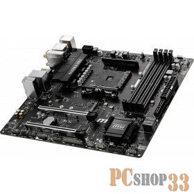 Материнская плата MSI B450M BAZOOKA MAX WIFI Soc-AM4 AMD B450 4xDDR4 mATX AC`97 8ch(7.1) GbLAN RAID+HDMI