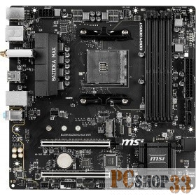 Материнская плата MSI B450M BAZOOKA MAX WIFI Soc-AM4 AMD B450 4xDDR4 mATX AC`97 8ch(7.1) GbLAN RAID+HDMI