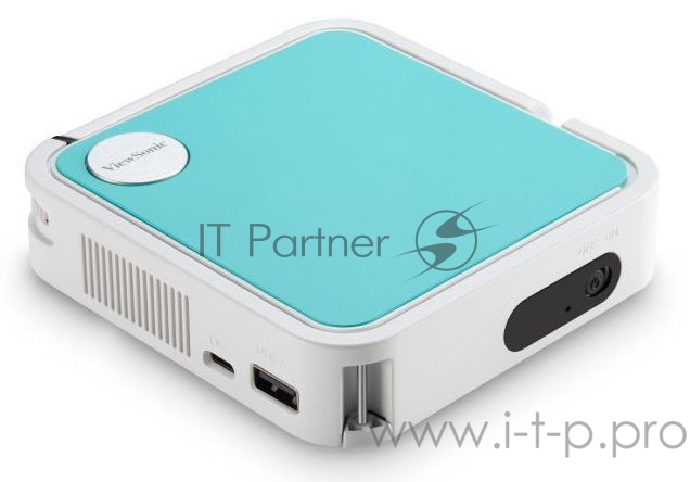 Проектор ViewSonic M1 mini Plus DLP 120Lm (854x480) 500:1 ресурс лампы:30000часов 1xUSB typeA 1xHDMI 0.75кг