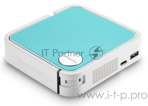 Проектор ViewSonic M1 mini Plus DLP 120Lm (854x480) 500:1 ресурс лампы:30000часов 1xUSB typeA 1xHDMI 0.75кг