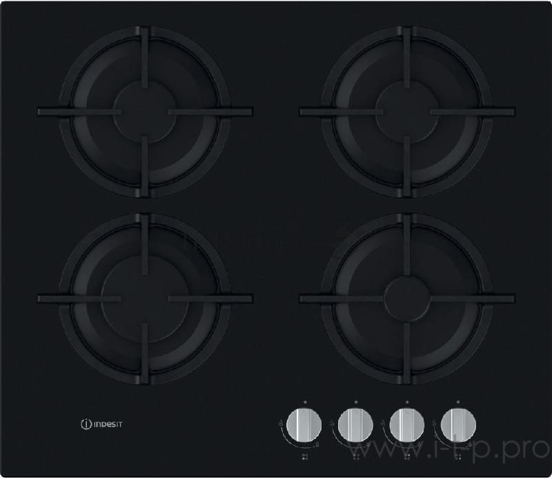 Варочная газовая поверхность INDESIT ING 61SBK черный