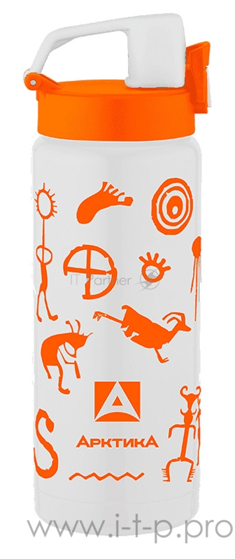 Термос Арктика 702-500 0.5л. белый/рисунок (702-500W/WHI)