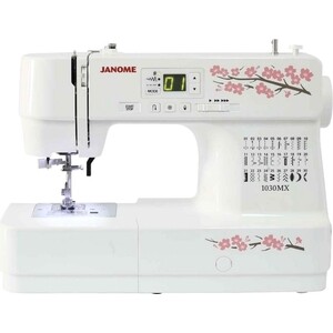Швейная машина Janome 1030 MX белый/цветы