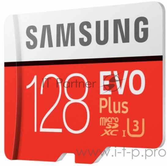 Флеш карта microSDXC 128Gb Class10 Samsung MB-MC128HA/RU EVO PLUS + adapter