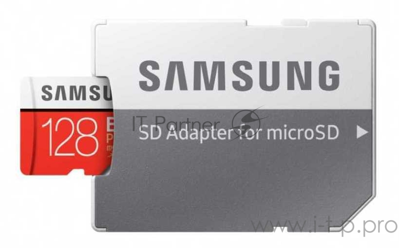 Флеш карта microSDXC 128Gb Class10 Samsung MB-MC128HA/RU EVO PLUS + adapter